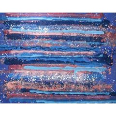 Untitled 045 (1970s Abstract Expressionist Gestural & Paint Splattered Canvas) 6