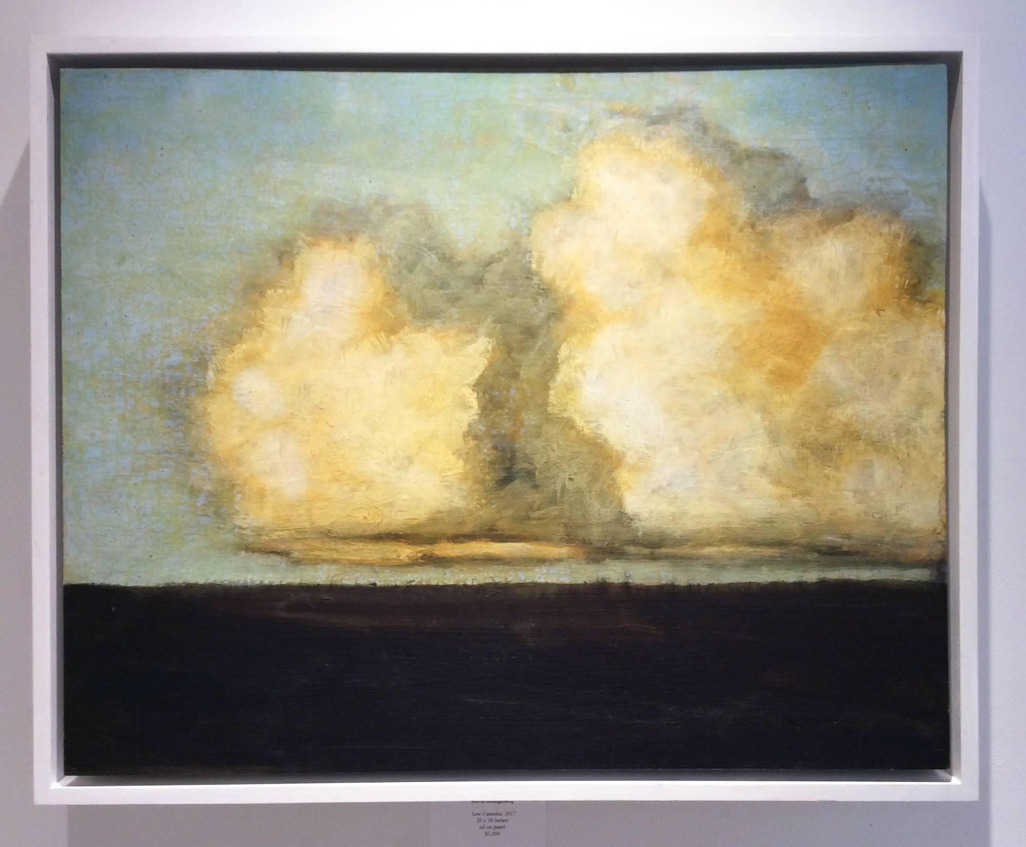 yellow cloud painting