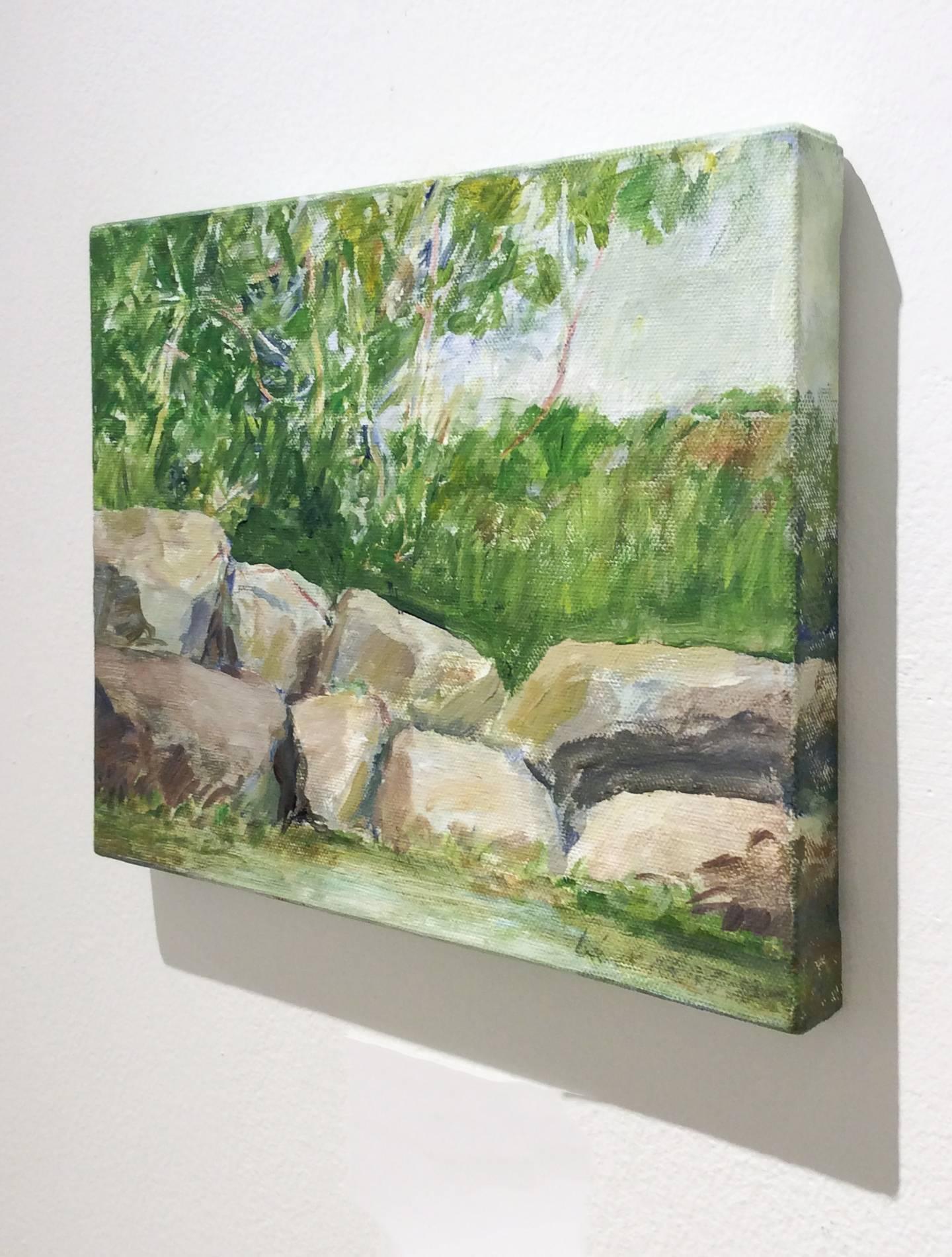 rocky landscape painting