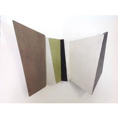 Forest Talks (Minimalist 3D wall Sculpture in Black, Green, White and Gray) 3