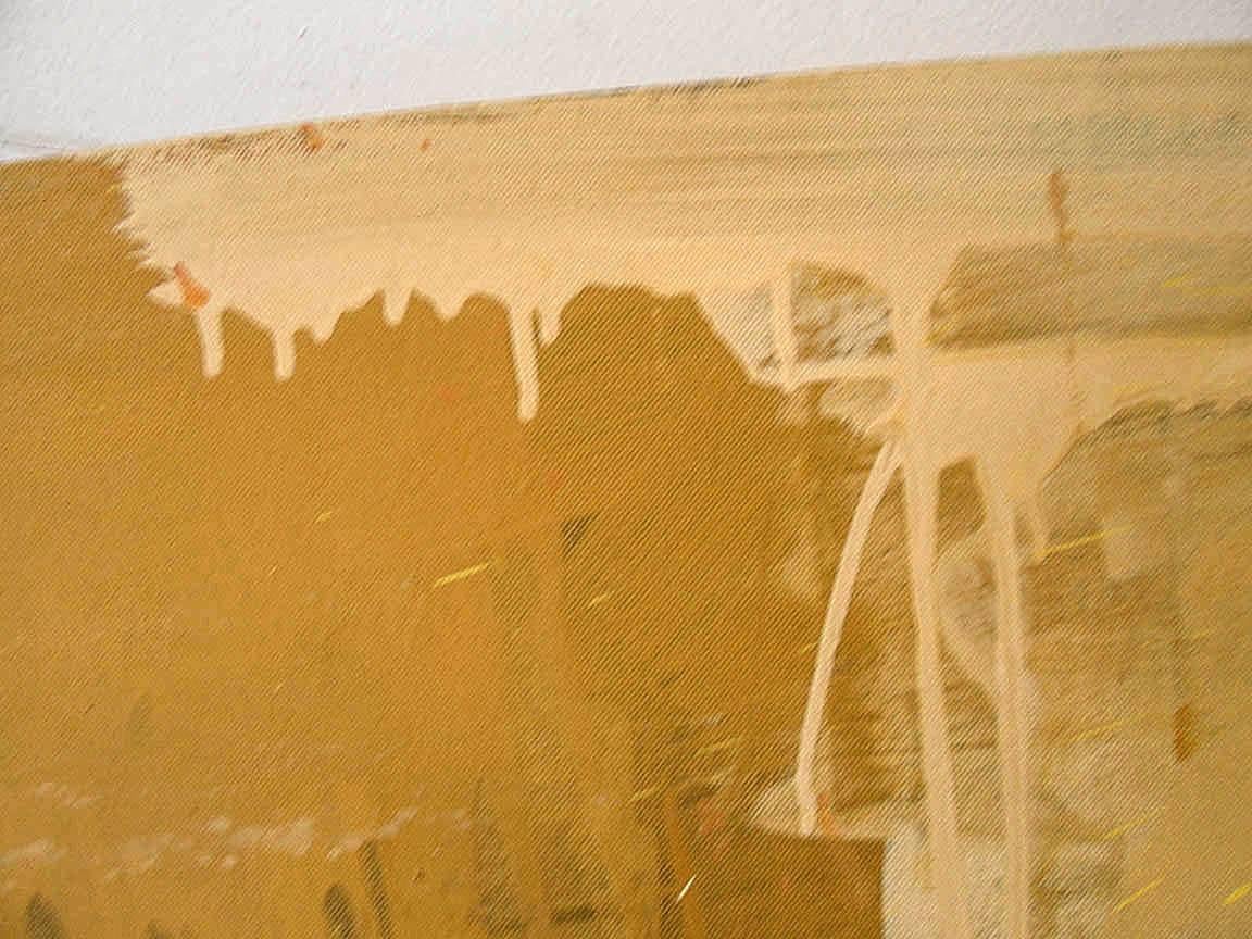 Dreamer ( zeitgenössische, abstrakte Malerei in brauner, erdfarbener Palette) (Abstrakt), Painting, von Christopher Engel