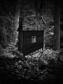 American Root House (Mysterious Black and White Archival Pigment Print)