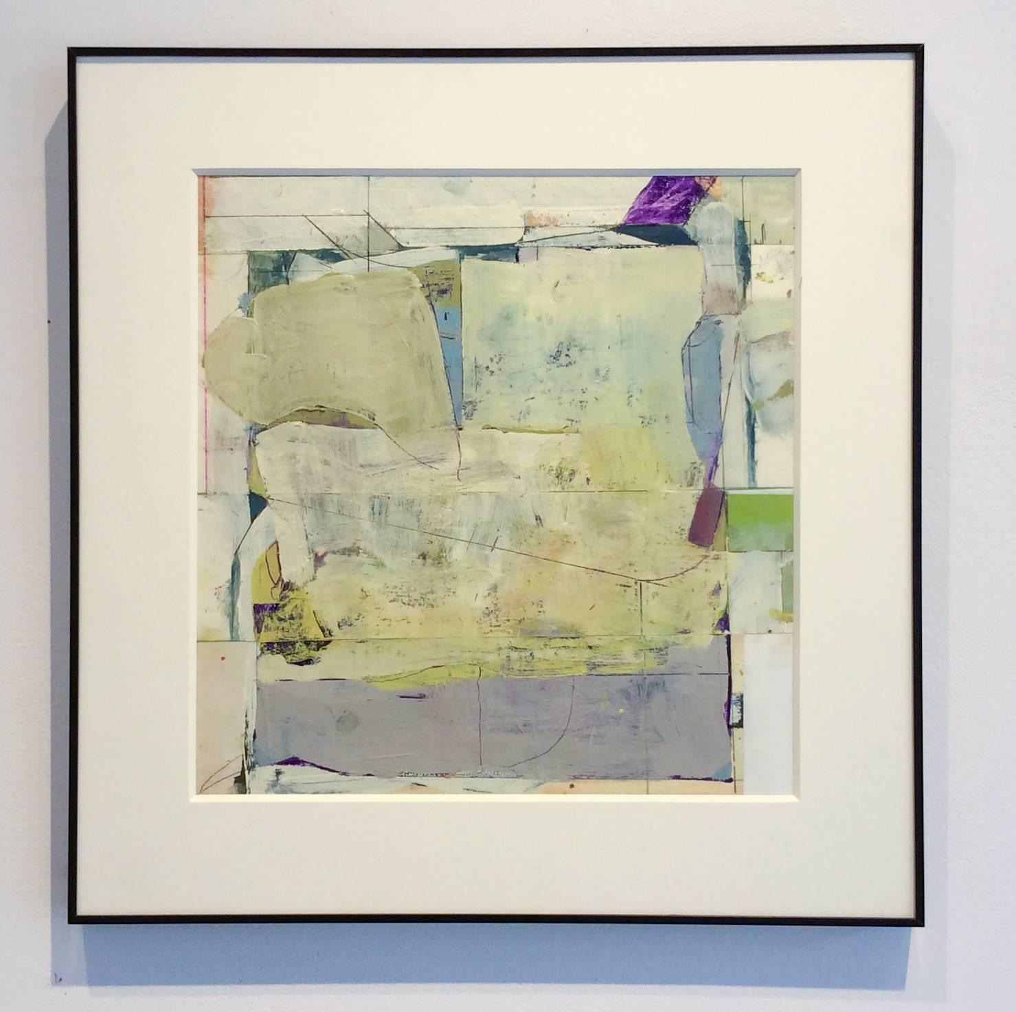 Mixed media on paper
18.75 x 18.75 inches framed
13 x 13 inches unframed

James O'Shea has been praised for years for his work as a colorist.
His expert handling of gouache produces layer upon layer of transparent color to create compositions that