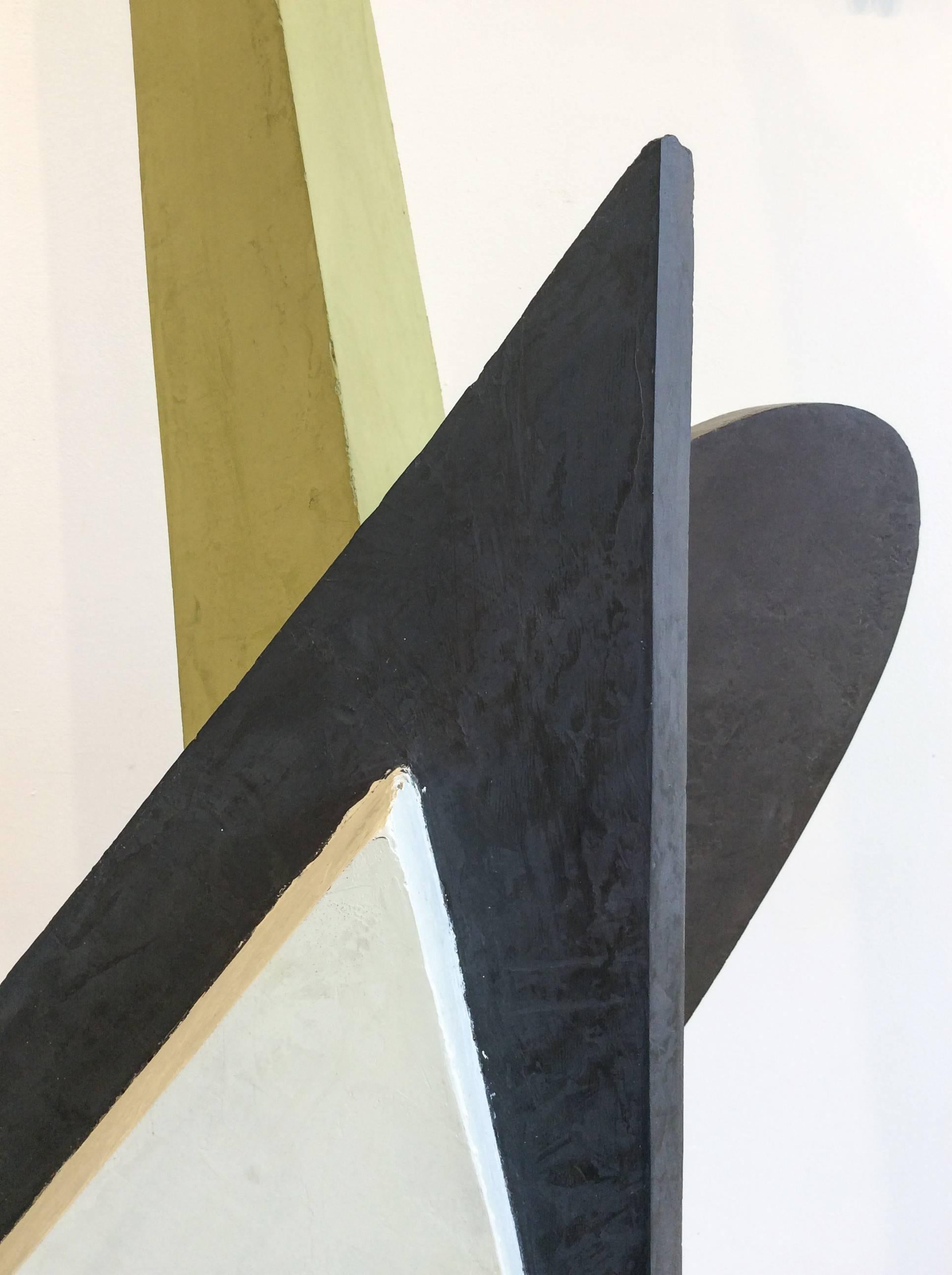 65 x 38 x 26 pollici
tavola di precisione intagliata, fibra di vetro, acrilico e gesso veneziano 

Questa scultura astratta contemporanea e minimalista è stata realizzata dall'artista giapponese Dai Ban nel 2014. L'elegante scultura minimalista è