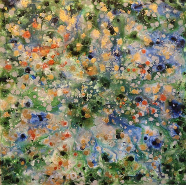 Ragellah Rourke - Infinity II (Modern, Abstract Expressionist Painting ...