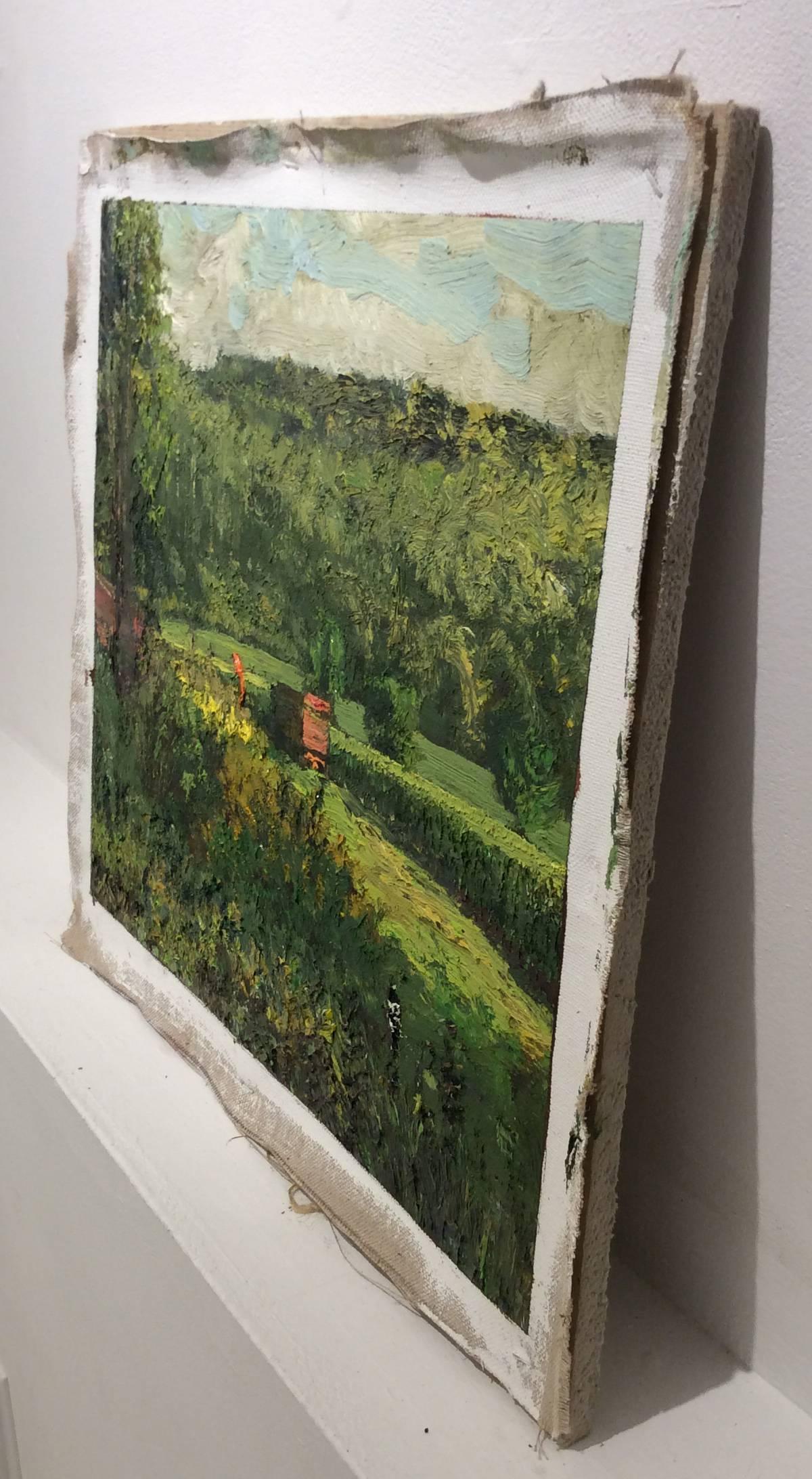oil on linen on homasote board, unframed
14.25 x 16.25 inches

Harry Orlyk is celebrated for his ability to capture an rural country landscape with impressionistic brushstrokes and a bright color palette. Painting daily, the artist drives throughout