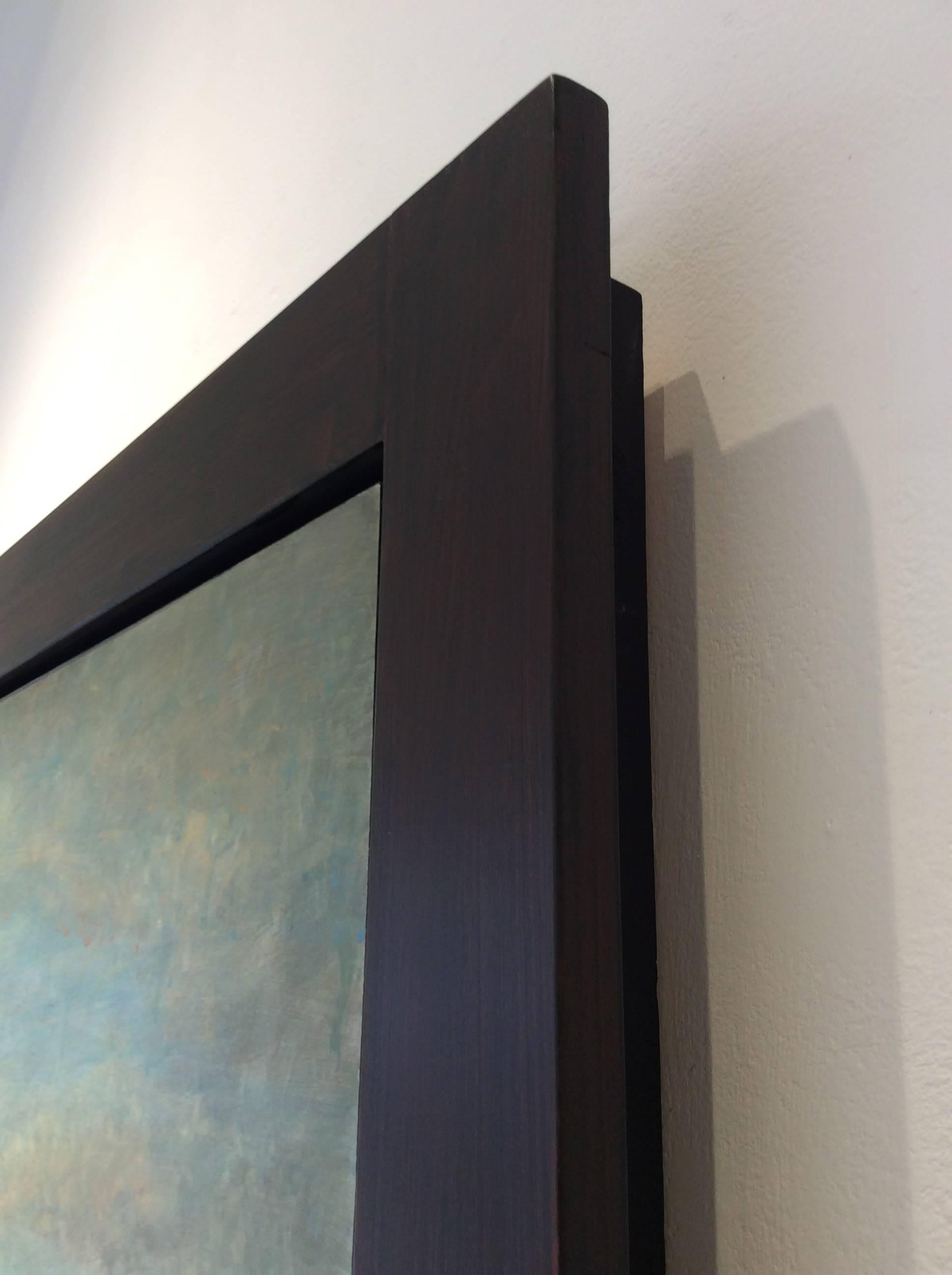 Domain (Contemporary Hudson Valley Landscape Oil Painting in Wood Frame) 1