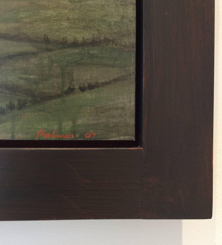 Domain (Contemporary Hudson Valley Landscape Oil Painting in Wood Frame) For Sale 3