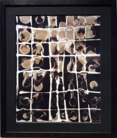 No. 2, Cubes (Abstract Cameraless Photograph with checknboard motif, Framed)