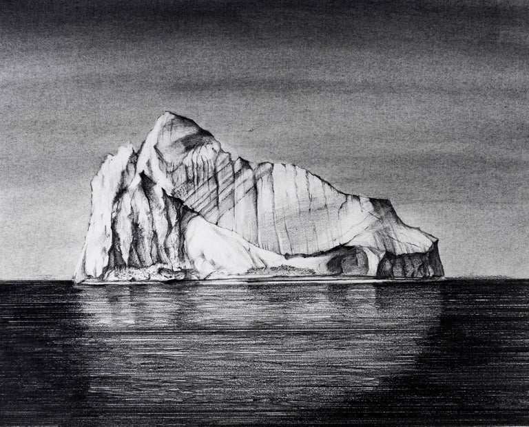 Juan Garcia Nunez Iceberg Drawing 1 Black And White Landscape Drawing Of Iceberg In Water Framed For Sale At 1stdibs There are infinitely many possibilities open. iceberg drawing 1 black and white landscape drawing of iceberg in water framed