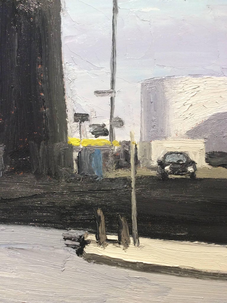 Greenpoint, Brooklyn, NY (En Plein Air Cityscape Painting in Black Wood Frame) 2