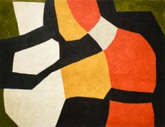 Paper Abstract Drawings and Watercolors