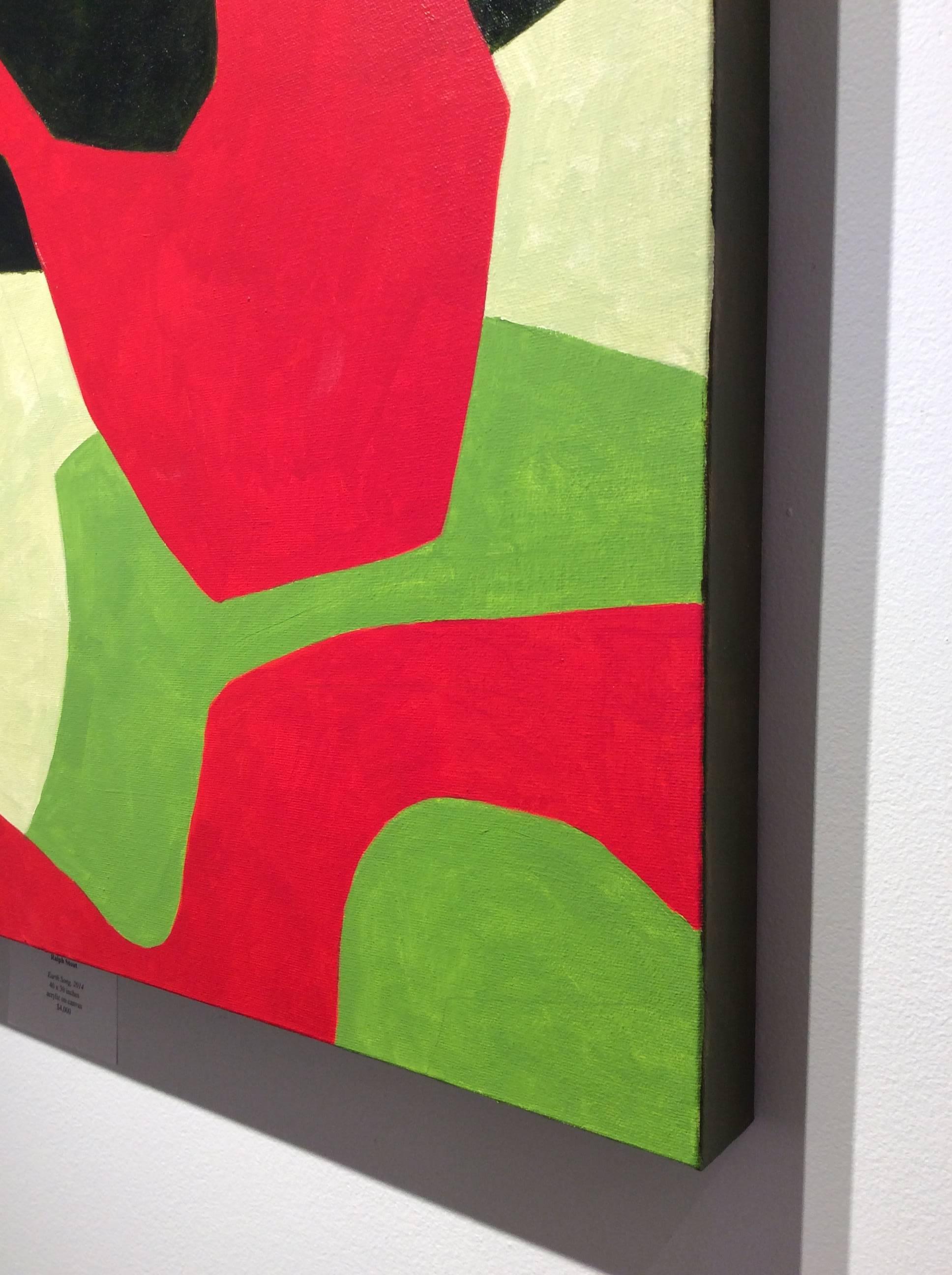 red and green paintings