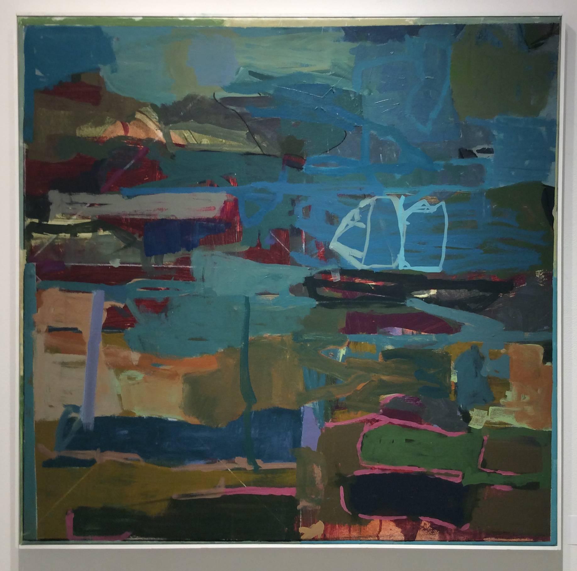 On the Boat with Nina (en anglais) - Painting de James O'Shea