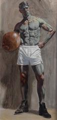 Benjamin with Medicine Ball