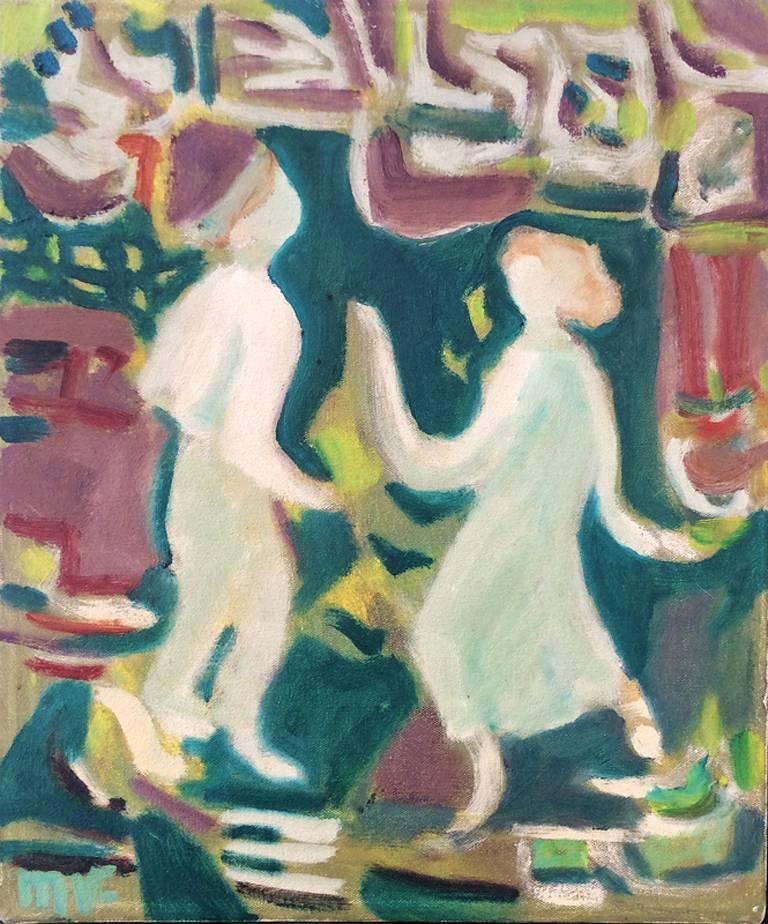 Marion Vinot Figurative Painting - Dance with  Me