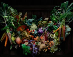 Festón del Mercado de Agricultores, Swag simple: Bodegón Fotográfico de Verduras y Frutas