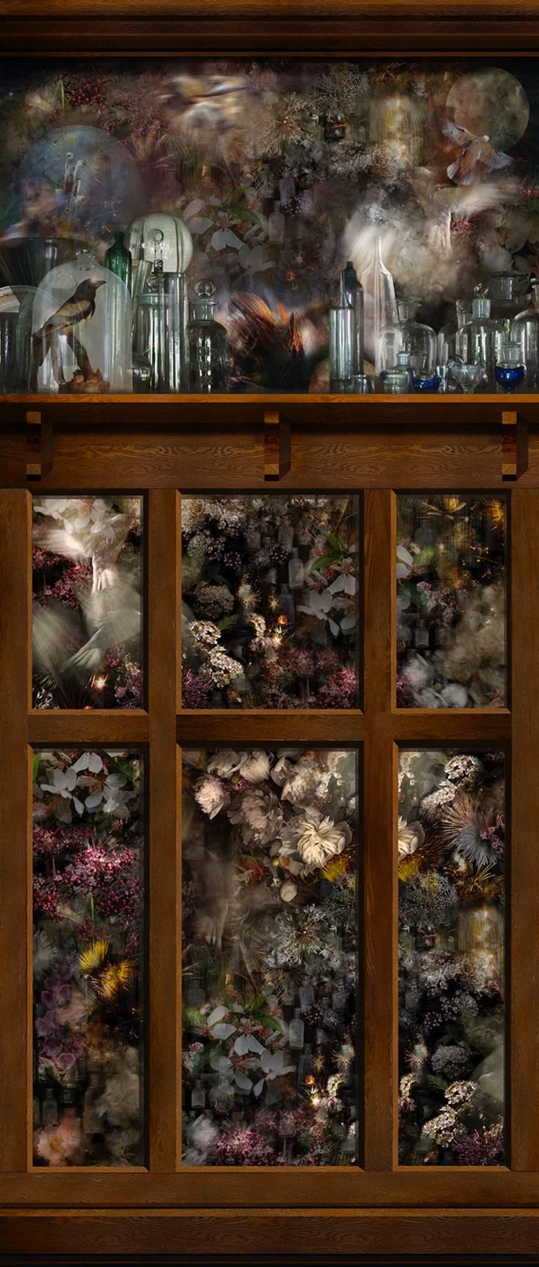 Suzanna's Specimen Panel (Still Life Photograph Tapestry of Flowers & Birds)
