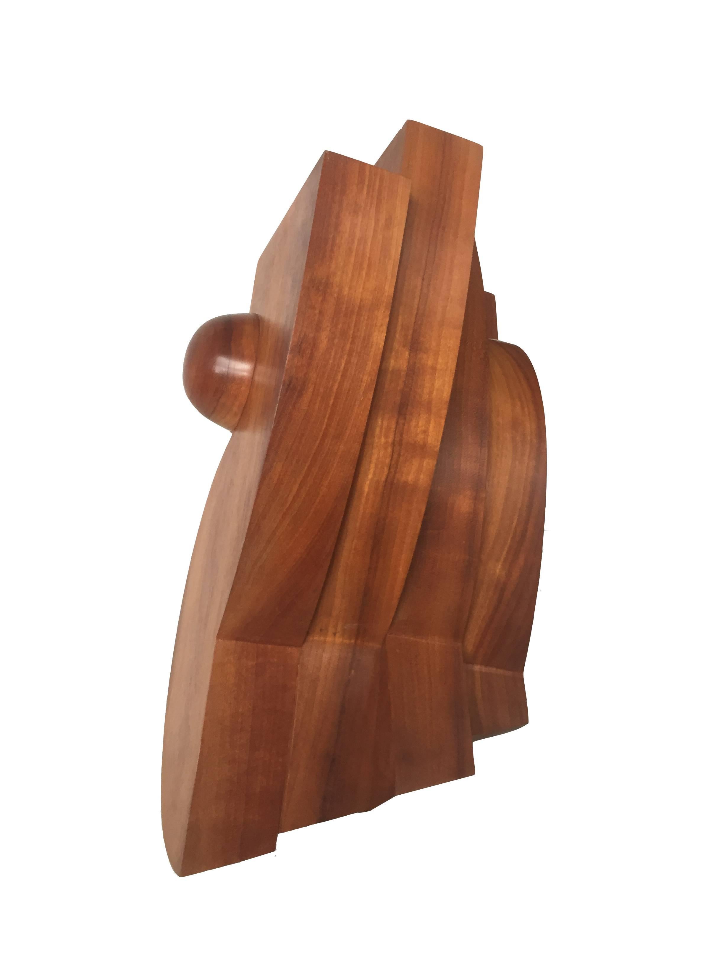 modern wood sculpture