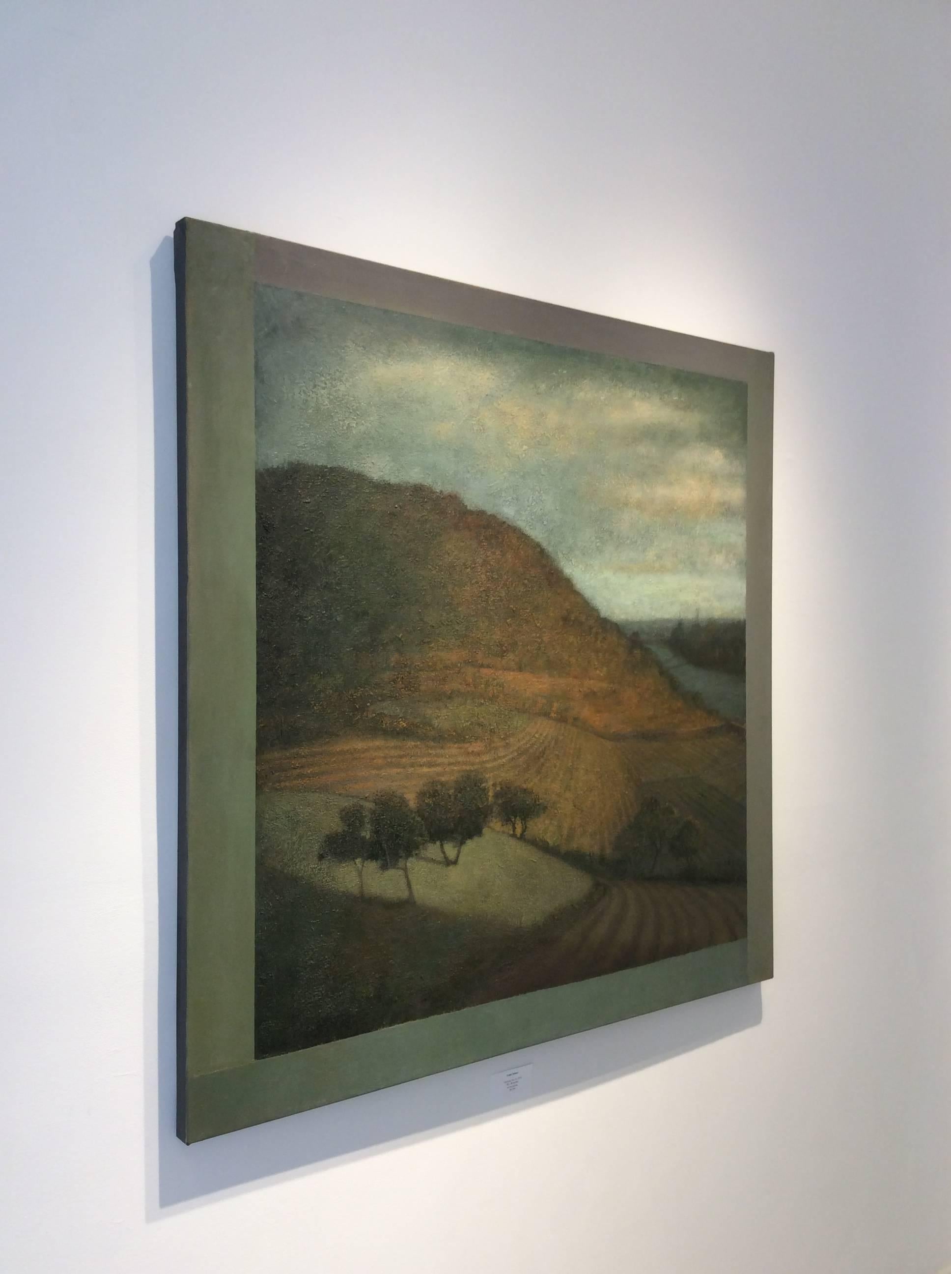 Öffnung Nr. 54 (Modernes Hudson River Valley Öl-Landschaftsgemälde auf Leinwand) – Painting von Leigh Palmer