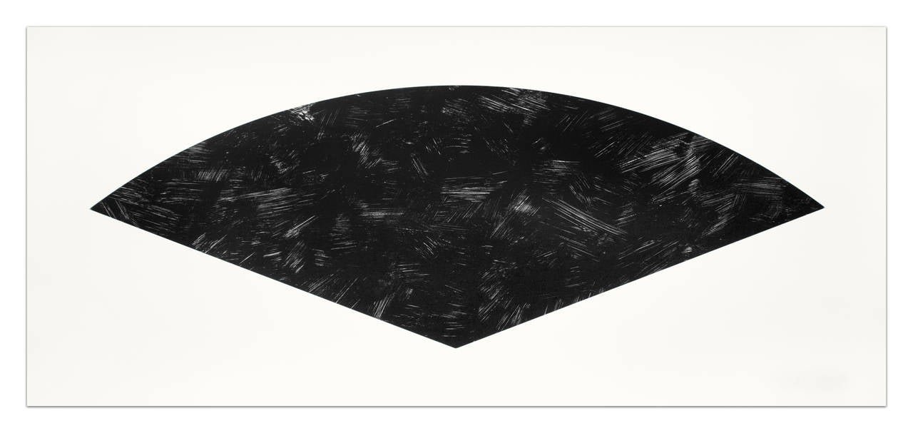 Ellsworth Kelly Abstract Print - Black Curve