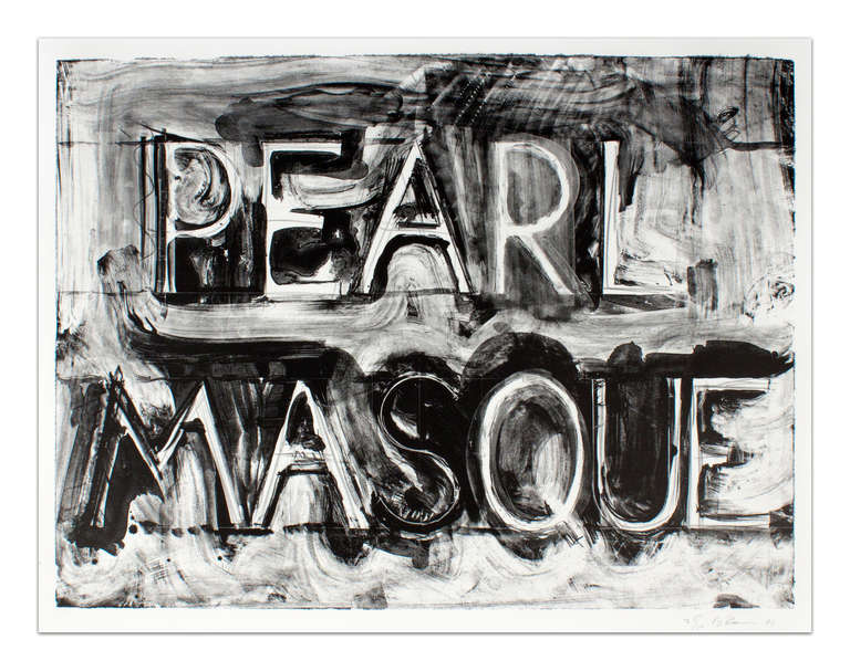 Pearl Masque - Print by Bruce Nauman