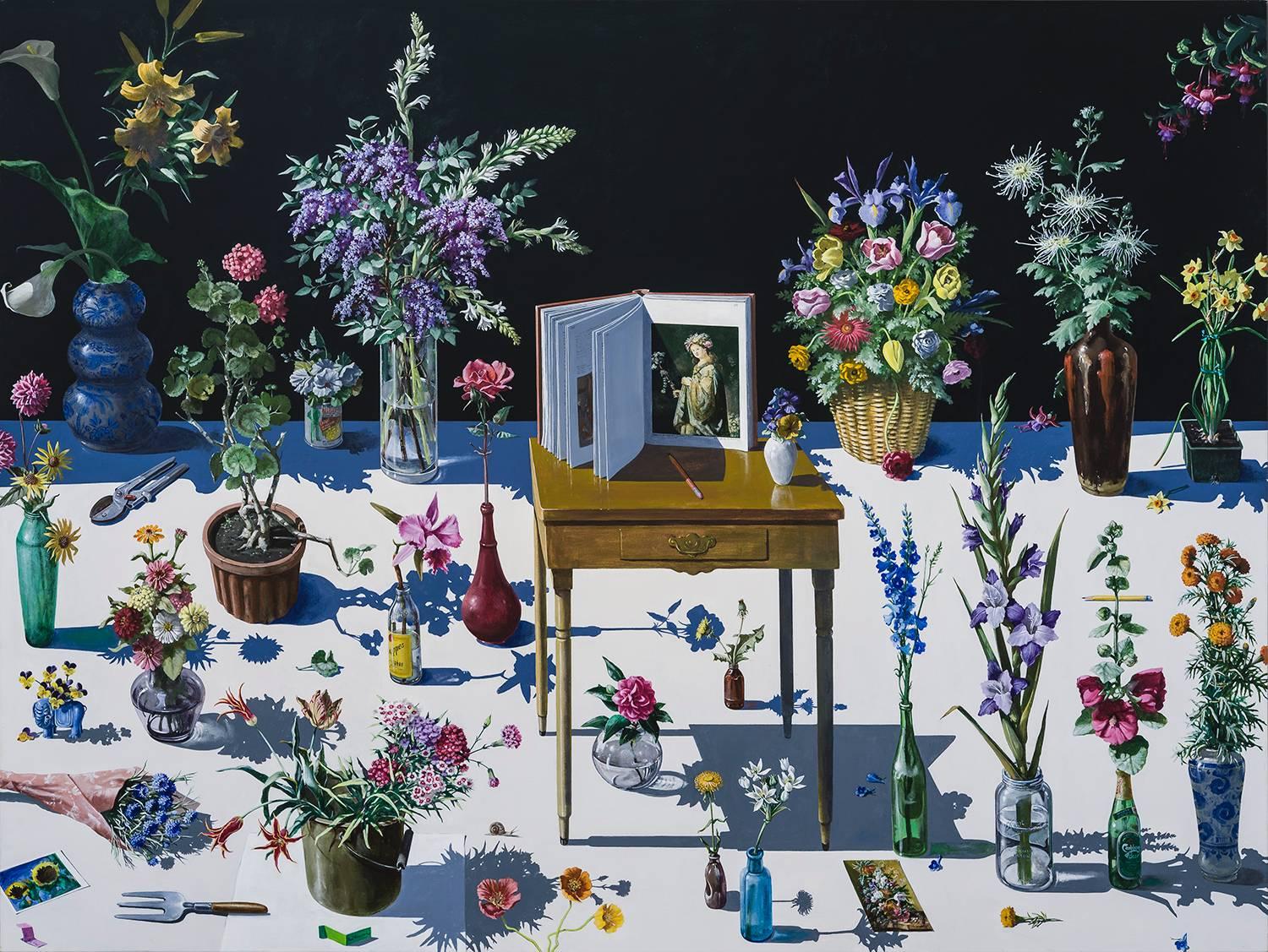 Paul Wonner Still-Life Painting - To Flora