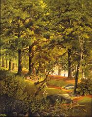 Forest with Glimpse of a River 7