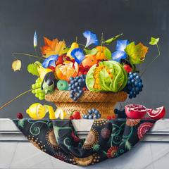 Still Life with Basket of Fruits and Vegetables 3