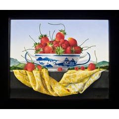 Still Life with Strawberries in a Canton Bowl 2