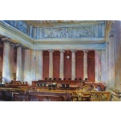 The Courtroom of Supreme Court, Washington 6