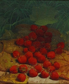 Strawberries Strewn on a Forest Floor