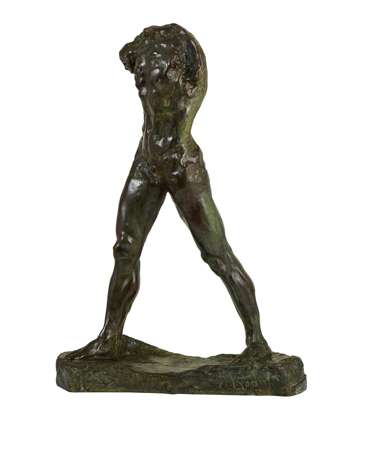 Auguste Rodin Figurative Sculpture - Walking Man
