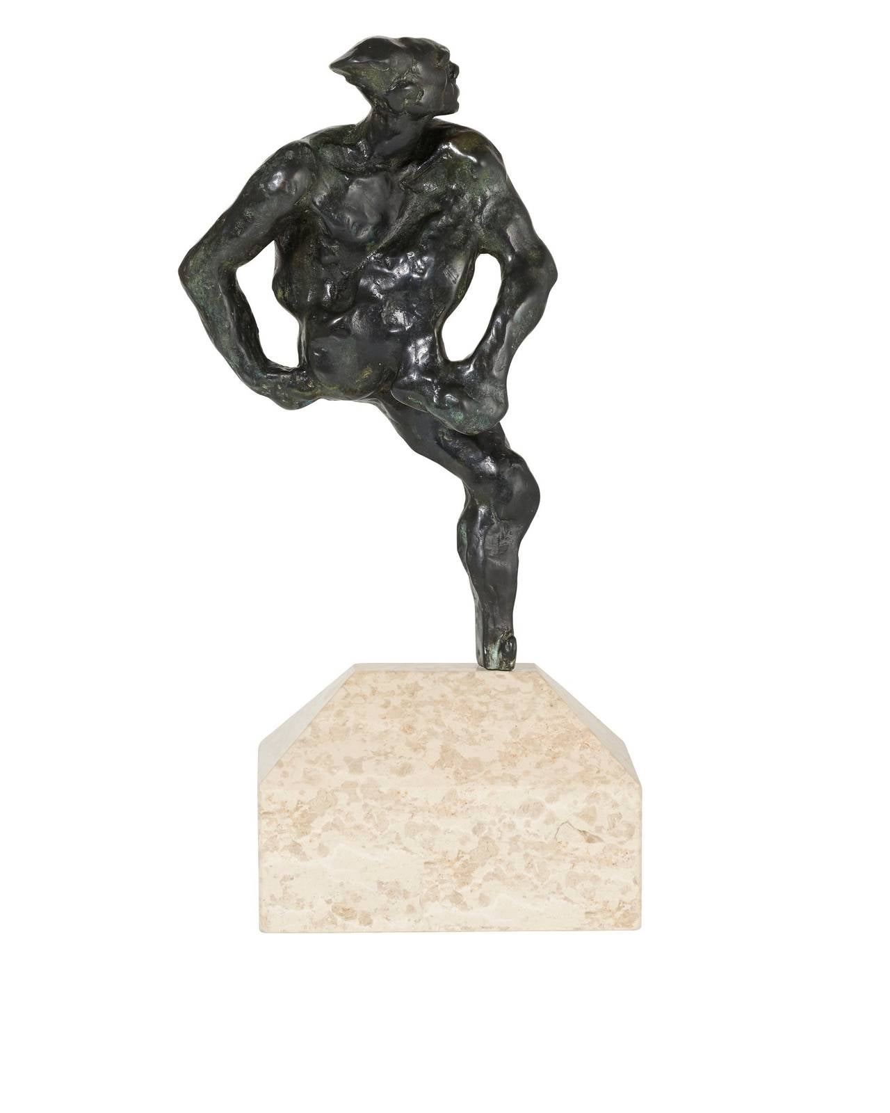 Auguste Rodin Figurative Sculpture - Nijinsky