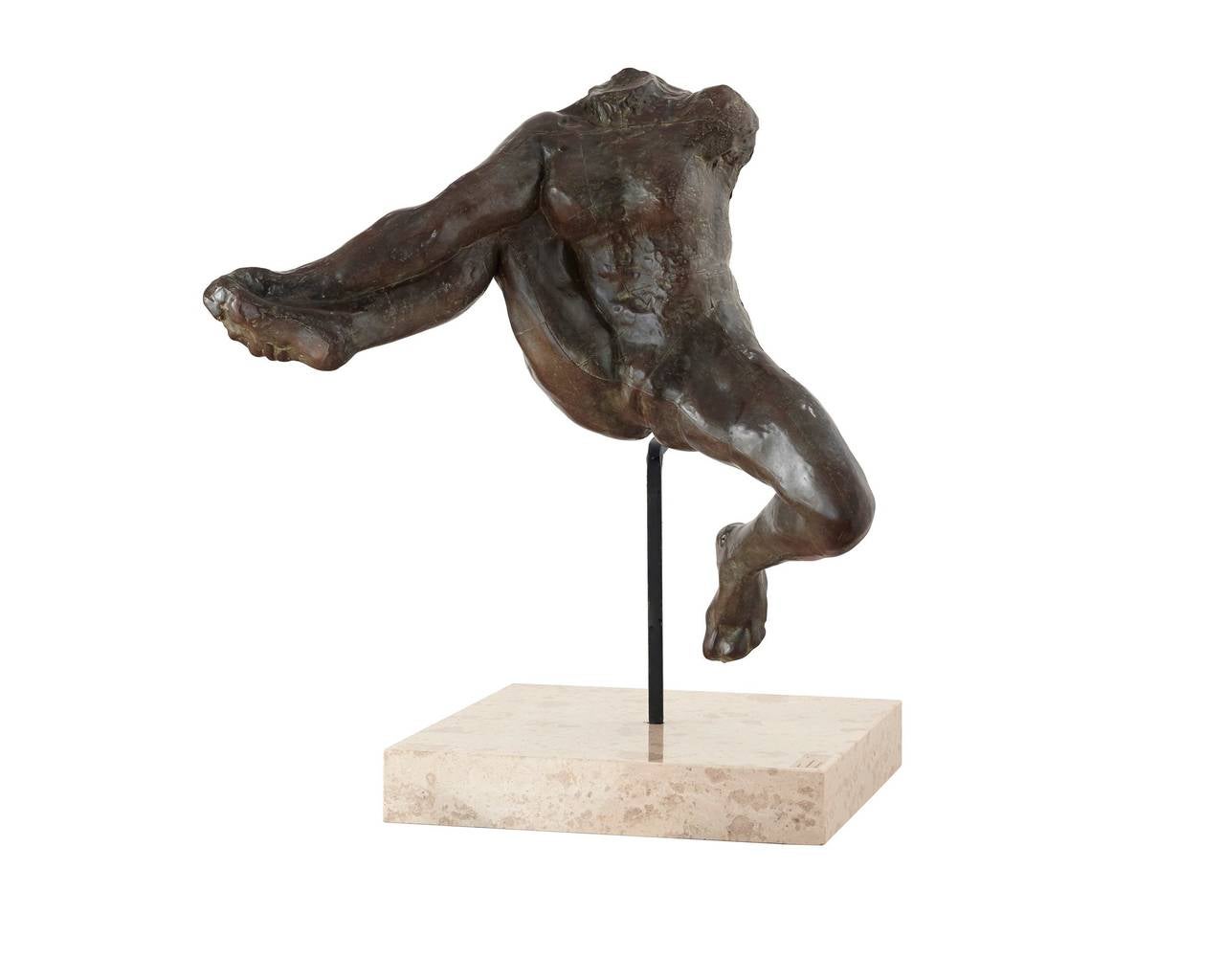 Auguste Rodin Figurative Sculpture - Iris Messenger of the Gods