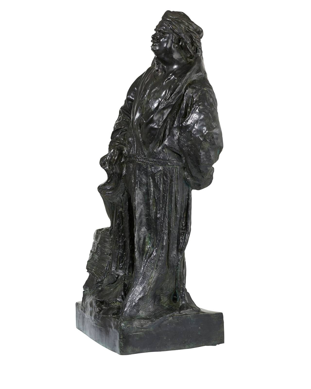 Balzac in Dominican Robe - Sculpture by Auguste Rodin