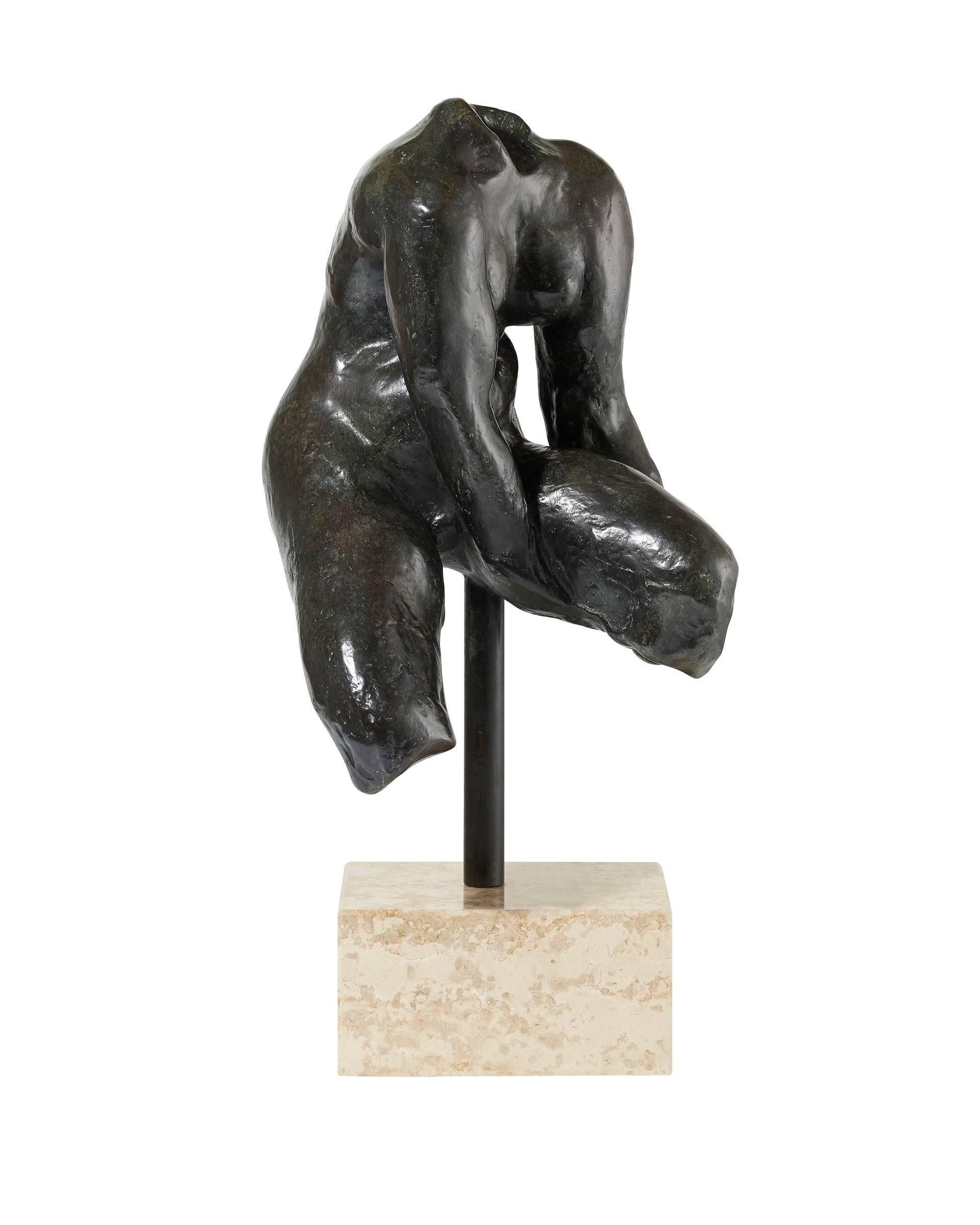 Torso Morhardt - Sculpture by Auguste Rodin