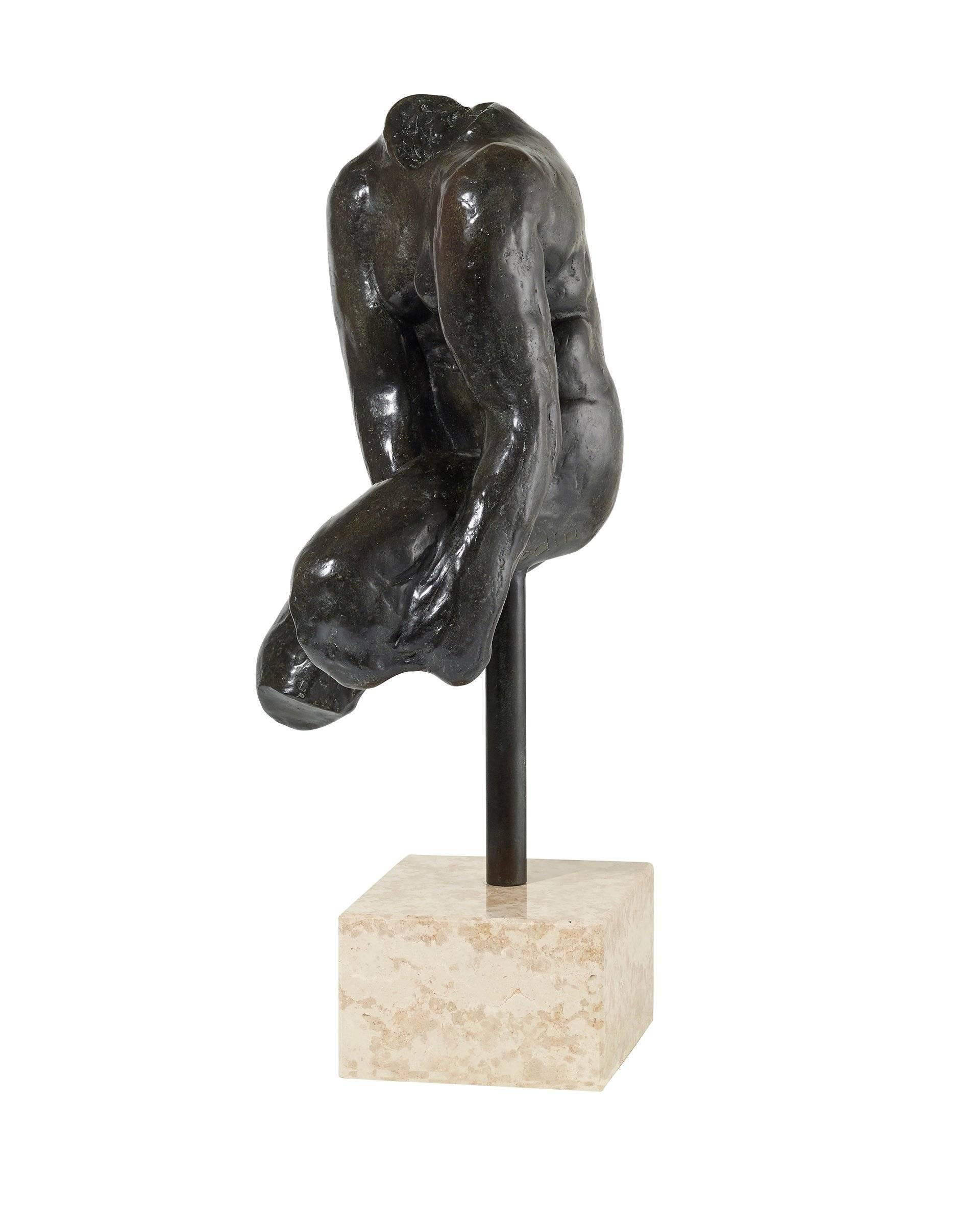 Torso Morhardt - Modern Sculpture by Auguste Rodin