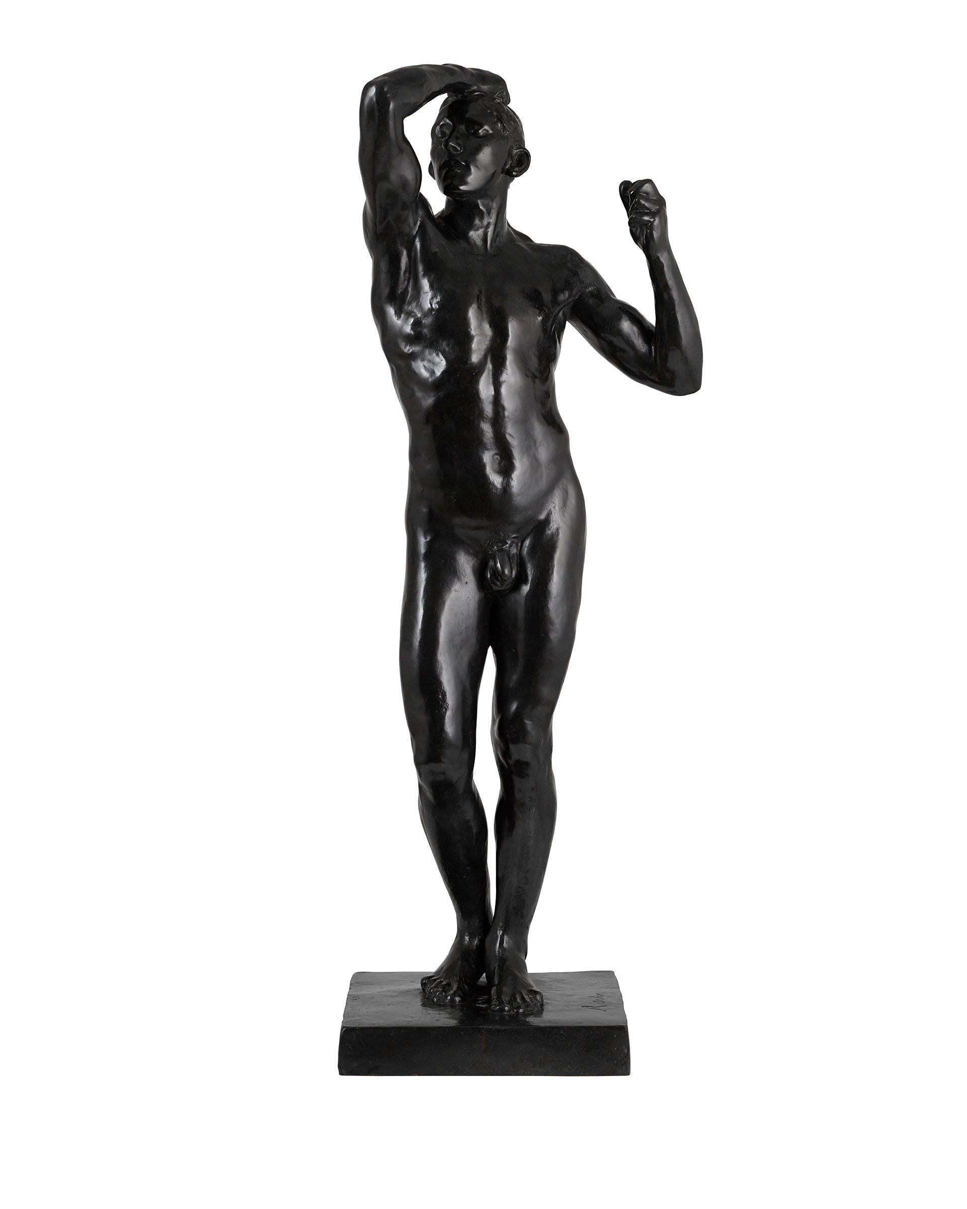 Auguste Rodin Figurative Sculpture - The Age Of Bronze