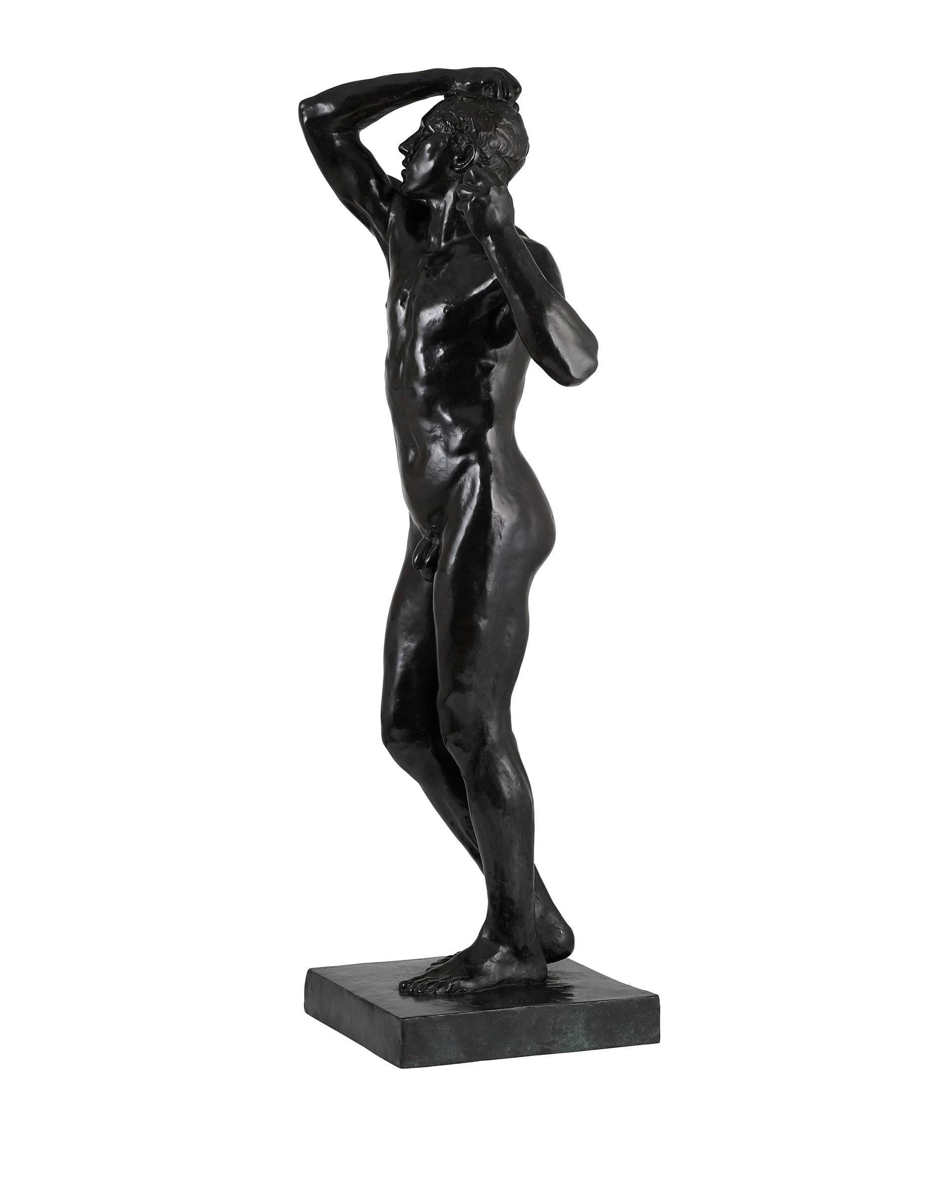 The Age Of Bronze - Sculpture by Auguste Rodin
