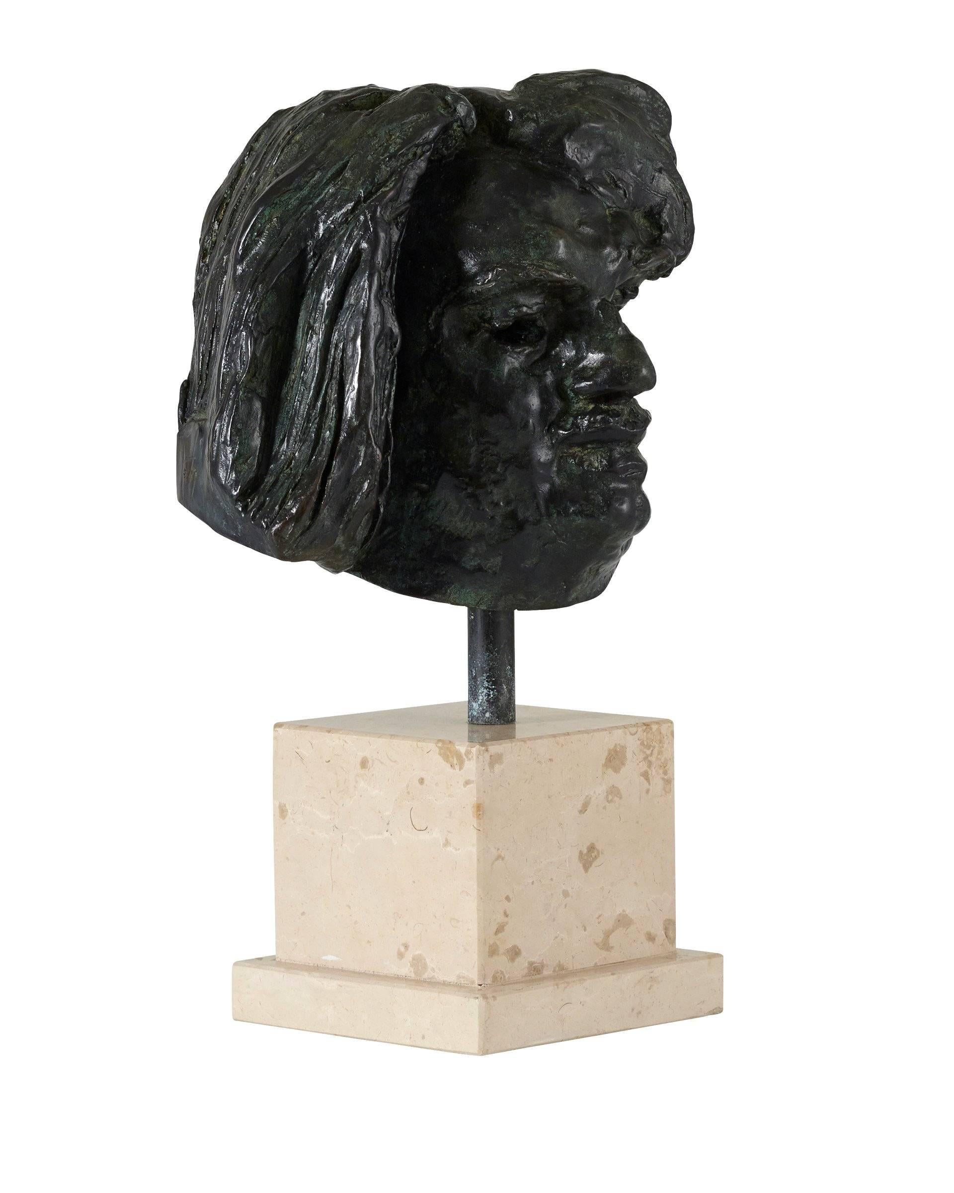 Head of Balzac - Modern Sculpture by Auguste Rodin