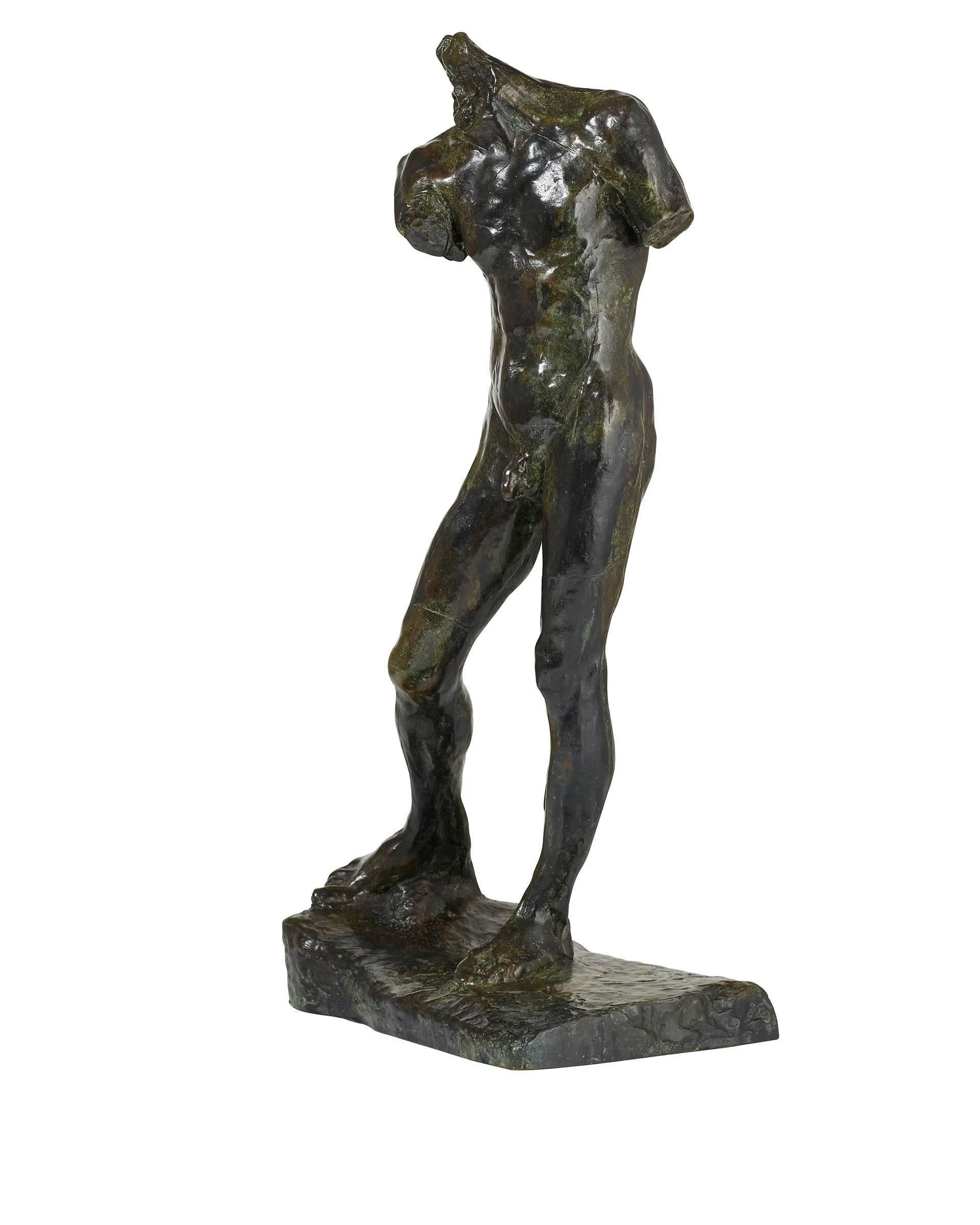 Study For Pierre Wiessant - Sculpture by Auguste Rodin