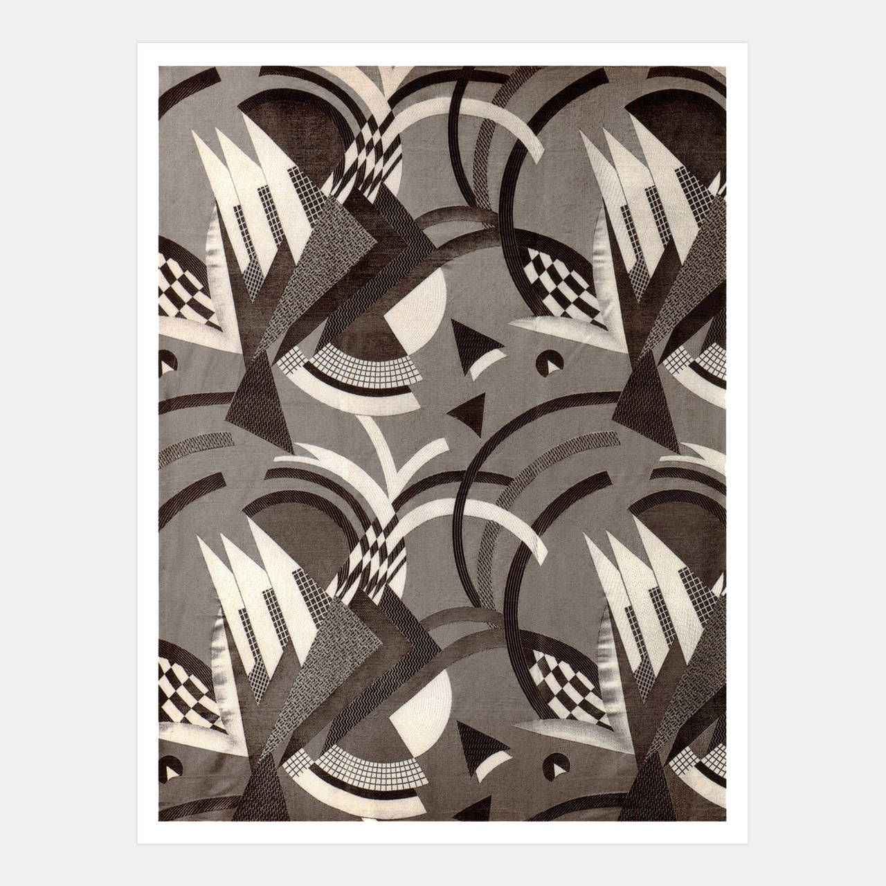 Maurice Dufrêne Abstract Photograph - Fabric No. 1, Paris c1925