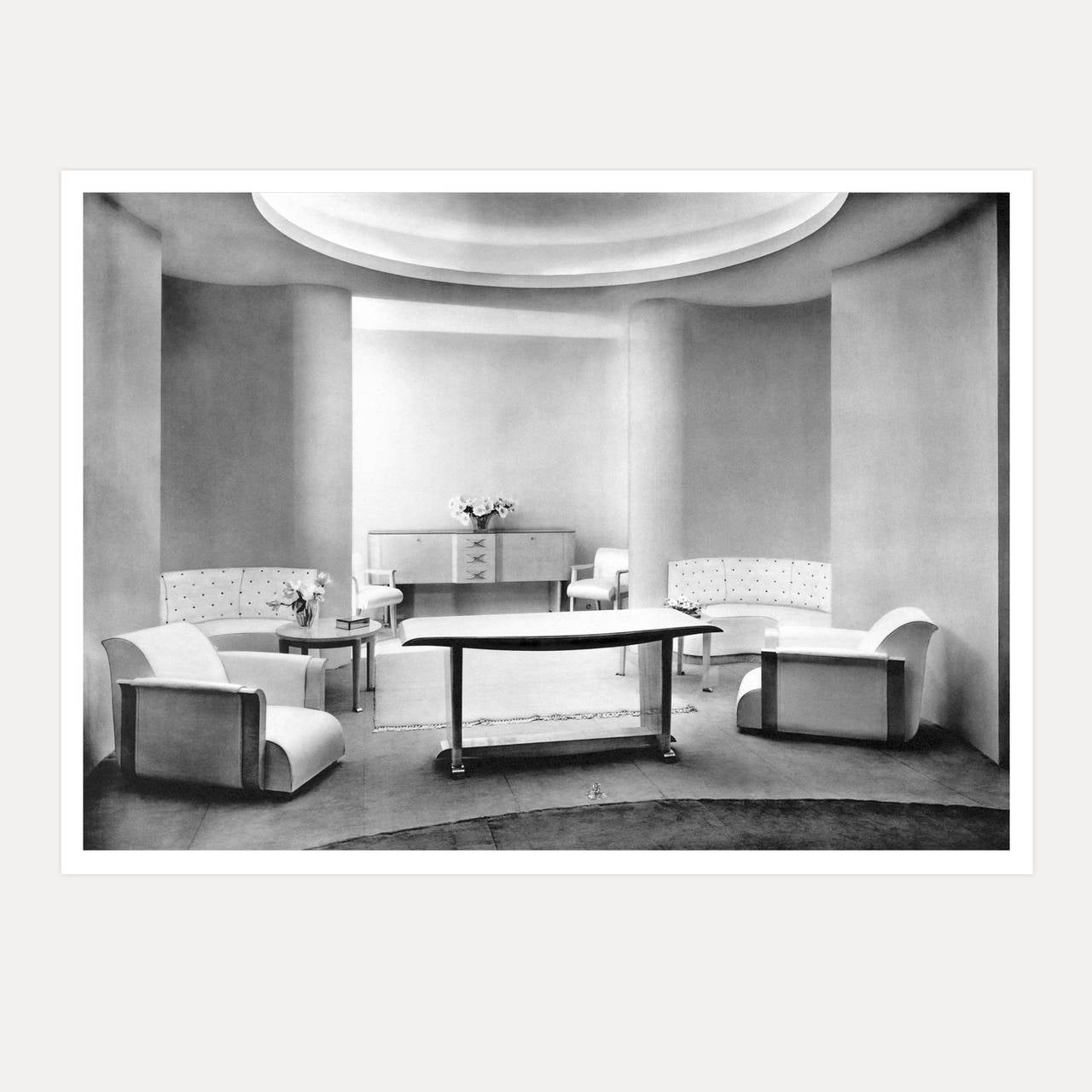 Michel Dufet Black and White Photograph - Dufet Room Setting, Paris c1925