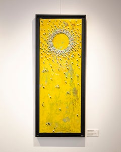 Eguzkipean (Under the Sun), Figurative Painting, 90x33 cm