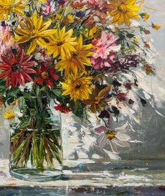 Blossoms Of Love – Acrylgemälde auf Leinen, zeitgenössisch, 2026
