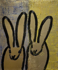 „Two Score“, Gemälde von Bunniy, Öl auf Leinwand, 2025