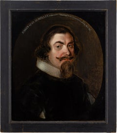 Deutsche Schule der Mitte des 17. Jahrhunderts, Porträt von Gustav Adolf Meller aus Erdingen