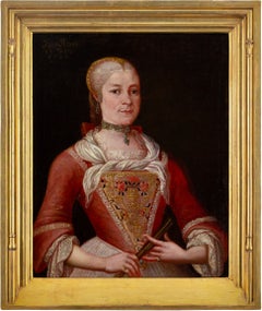Mid-18th-Century Bavarian School, Portrait Of A Lady