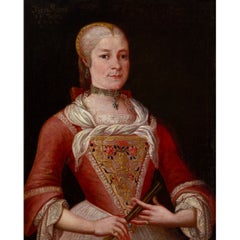 Mid-18th-Century Bavarian School, Portrait Of A Lady